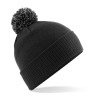 czapka zimowa - mod. B450:Black, 100% akryl, Graphite Grey, One Size